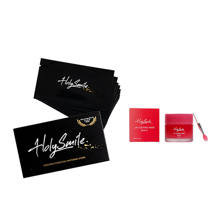 Whitening Strips & Lip Mask Bundle